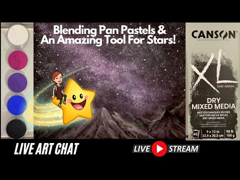 Pan Pastels Tutorial &amp; Tip | Live Art Chat